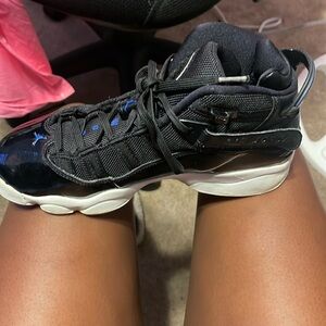Jordan air ring 6s in black and blue